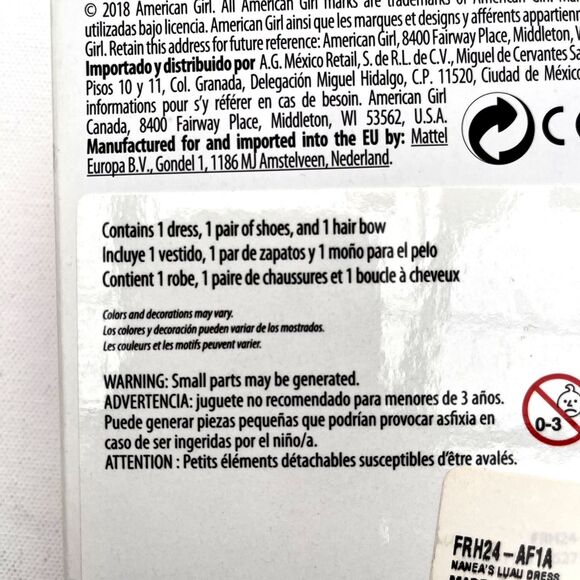 American Girl Nanea Luau Dress Outfit Retired Complete NIB - Picture 9 of 11